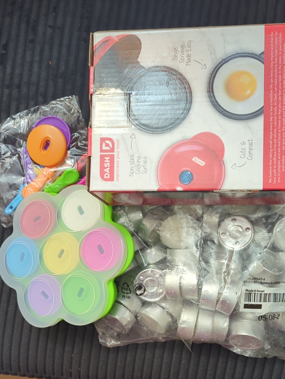 Home Bundle: Mini Griddle, Popsicle Molds, 100 Mini Candles (3 Items)